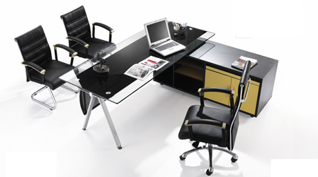 Office Desk|Glass Executive Desk|Office Furniture|Glass Executive Desk|������̨|�����칫��|�����칫̨ CG-BLBT-01