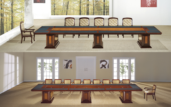 Conference Table|Solid Wood Conference Table|Office Furniture|Solid Wood Conference Table|会议台|行政会议台|会议桌|行政会议桌