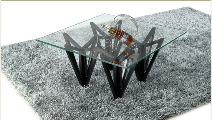 Office Sofa|Glass Tea Table|Office Furniture||实木茶几